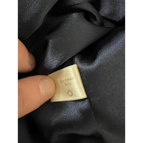 Boston Proper Blue and White Striped Blazer Jacket Size 2 - Picture 7 of 7